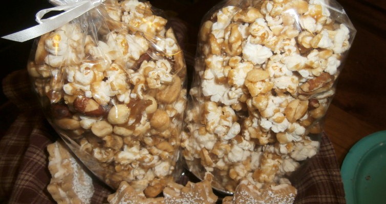 My other entries: maple glazed popcorn and shortbread crunch cookies