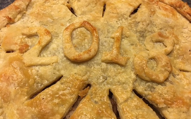 This was the perfect pie to ring in the new year!